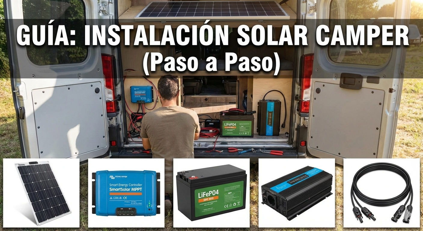 ¡Libertad Total! Guía para Instalar Energía Solar en tu Furgoneta Camper (Paso a Paso)