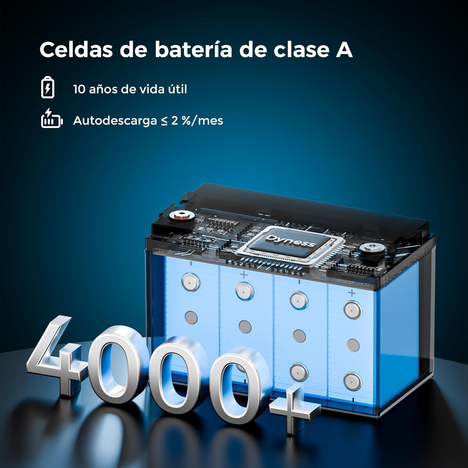 Batería LiFePO4 de 100Ah Ampere Time